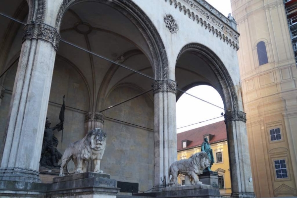 Der Odeonsplatz in München